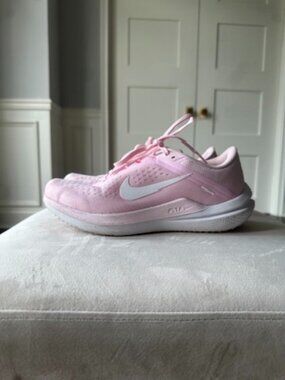 Nike Women's Air Winflo 10 running shoes in the Pink Foam/White-Pearl Pink